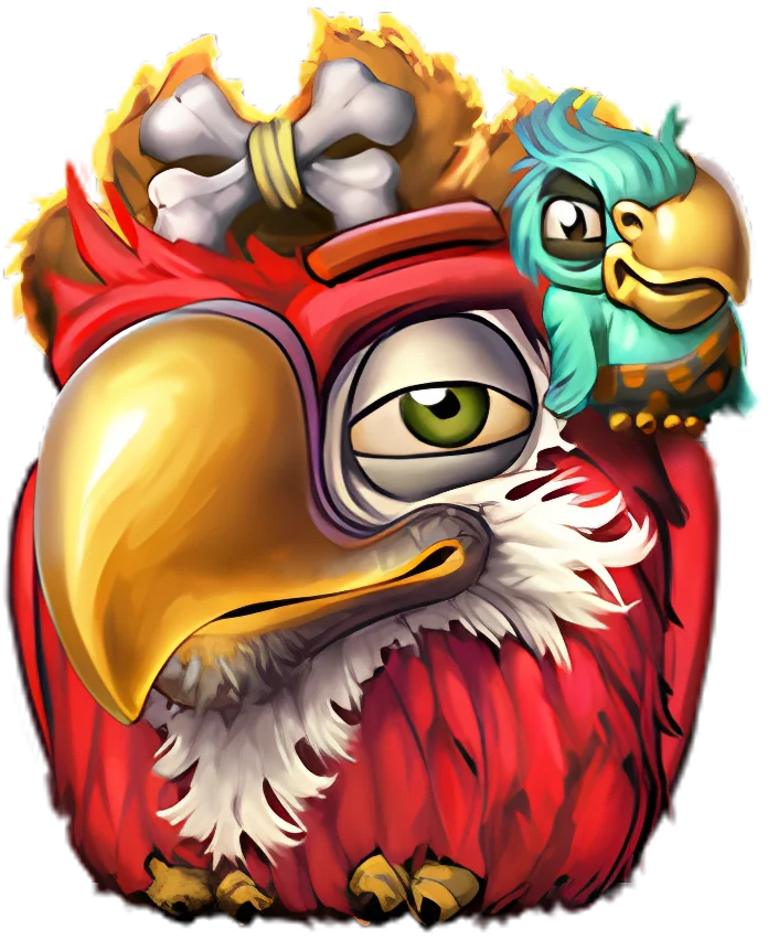 Roter Vogel
