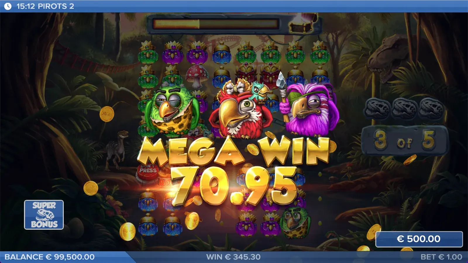 Pirots 2 Mega Win
