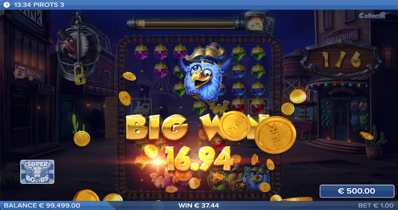 Pirots 3 Big Win