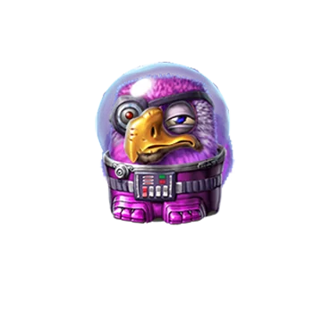 Violetter Vogel
